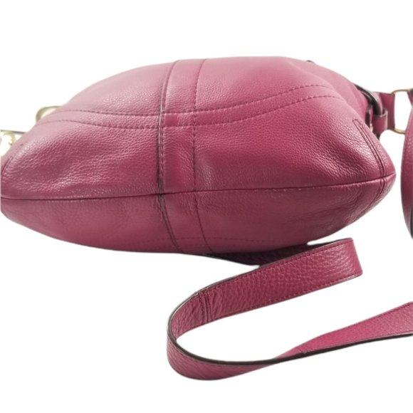 Extremely Rare Coach Beautiful Burgundy Leather Shoulder Bag - Picture 5 of 7